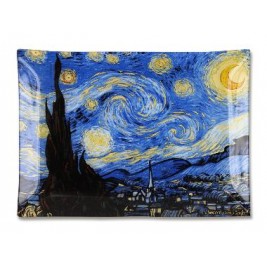 Talerz dekoracyjny -Vincent Van Gogh The stary night 20x28