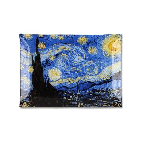Talerz dekoracyjny -Vincent Van Gogh The stary night  20x28