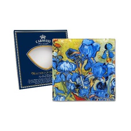 Talerz dekoracyjny Vincent Van Gogh - Irysy 13x13