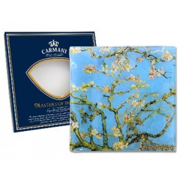 Talerz dekoracyjny Vincent Van Gogh - Kwitnący migdałowiec 13x13