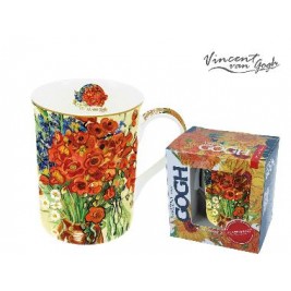 Kubek Classic New 400 ml - Vincent Van Gogh Maki w wazonie
