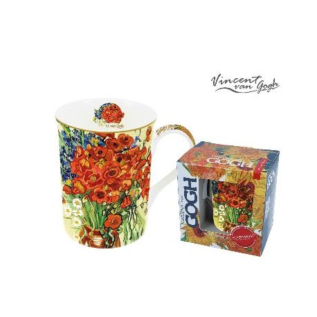 Kubek Classic New 400 ml - Vincent Van Gogh Maki w wazonie