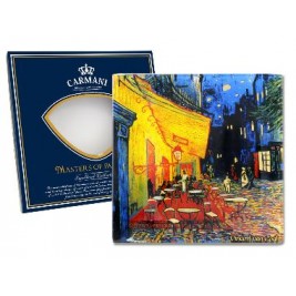 Talerz dekoracyjny Vincent Van Gogh - Taras kawiarni w nocy 13x13