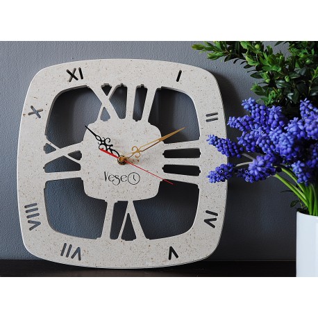VESEO zegar granitowy-kamień naturalny