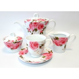 Serwis do herbaty dla 6 osób 9 elementów - Windsor Porcelana Bogucice