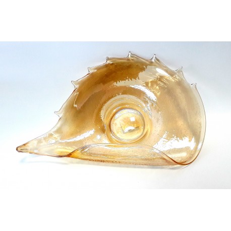GLASS patera muszla 25 cm