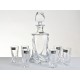 BOHEMIA Quadro zestaw do likieru shot 1 karafka 6 kieliszków