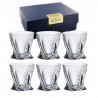 BOHEMIA Quadro kieliszki do wódki 55 ml kpl 6 szt