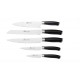 GERLACH Deco Black zestaw noży kuchennych w bloku