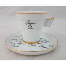 BOGUCICE Fryderyk Chopin filiżanka ze spodkiem espresso 80 ml