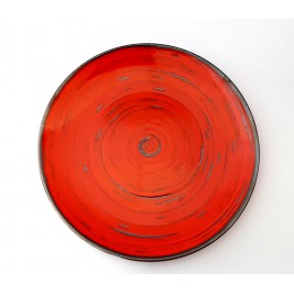 Talerz płytki 28 cm Nostalgia Red  Porcelana Alumina