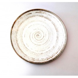 Talerz płytki deserowy 22 cm Nostalgia White Porcelana Alumina
