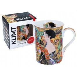 Kubek Classic New 400 ml - Gustav Klimt  Lady with fan