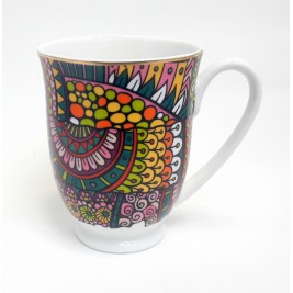 Kubek PM18 300 ml - Fargo Red Porcelana Bogucice