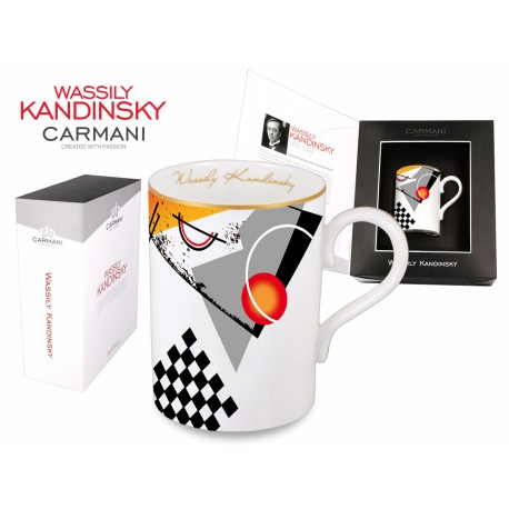 Kubek 400 ml - Wassily Kandinsky Orange-1923r