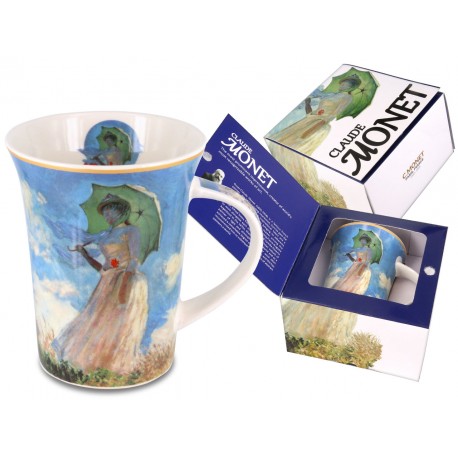 Kubek 350 ml - Oscar Claude Monet Kobieta z parasolem