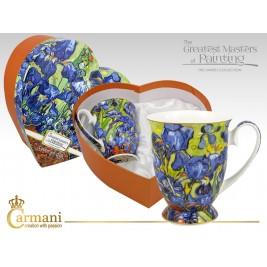 Komplet 2 kubków w sercu 350 ml - Vincent Van Gogh