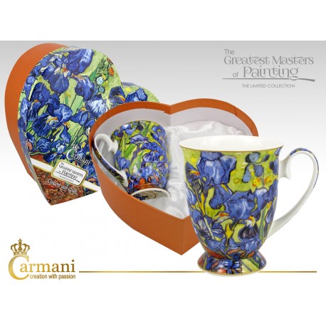 Komplet 2 kubków w sercu 350 ml - Vincent Van Gogh