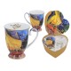 Komplet 2 kubków w sercu 350 ml - Vincent Van Gogh