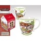 Kubek porcelanowy 460 ml -Biały dworek