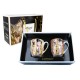 Komplet 2 kubków 450 ml Gustav Klimt Pocałunek