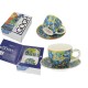 Filiżanka ze spodkiem espresso 100 ml - Vincent Van Gogh Irysy