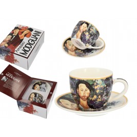 Filiżanka ze spodkiem espresso 100 ml-Amedeo Modigliani Leopold Zborowski