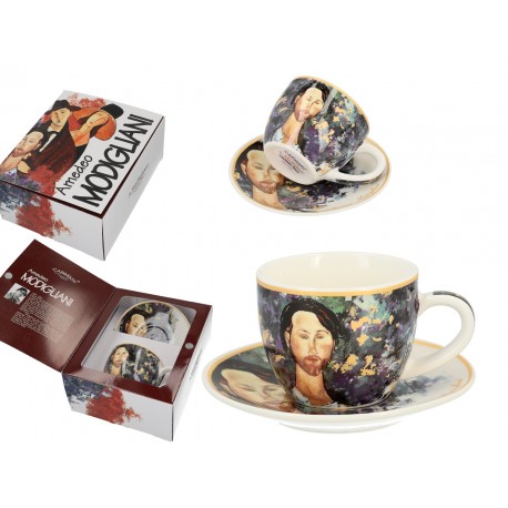 Filiżanka ze spodkiem espresso 100 ml-Amedeo Modigliani Leopold Zborowski