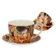 Filiżanka ze spodkiem espresso 100 ml - Gustav Klimt Pocałunek