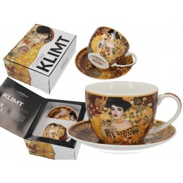 Filiżanka ze spodkiem espresso 100 ml - Gustav Klimt Adela