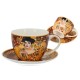 Filiżanka ze spodkiem espresso 100 ml - Gustav Klimt Adela
