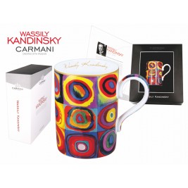 Kubek 400 ml - Wassily Kandinsky Coulor stady Squares with concentric circles /1913r.