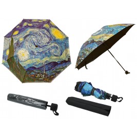 Parasol składany 100 cm - Vincent Van Gogh Gwiaździsta Noc