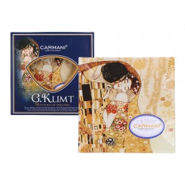 Talerz dekoracyjny 13x13 cm - Gustav Klimt Pocałunek