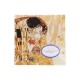 Talerz dekoracyjny 13x13 cm - Gustav Klimt Pocałunek