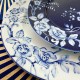 EVIA BLUE Komplet 6 talerzy deserowych Porcelana Bogucice