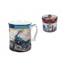 Kubek 480 ml - Motocykl w puszce skarbonce Honda