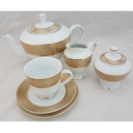 Serwis do herbaty dla 12 osób Opal gold