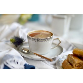 Garnitur do kawy dla 6 osób 18 elementów Pułaski Grecka Droga