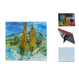 Podkładka pod kubek 10,5x10,5 Vincent Van Gogh -Topole