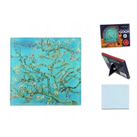 Podkładka pod kubek 10,5x10,5 Vincent Van Gogh - Kwitnący Migdałowiec
