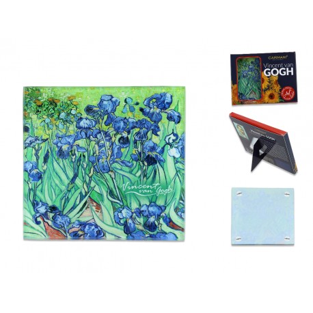 Podkładka pod kubek 10,5x10,5 Vincent Van Gogh - Irysy