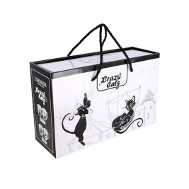 Komplet 2 kubków 400 ml - koci świat