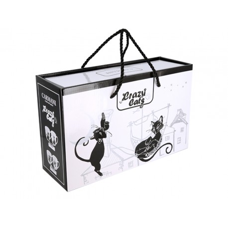 Komplet 2 kubków 400 ml - koci świat