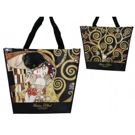 Torba na ramię - Klimt pocałunek/drzewo