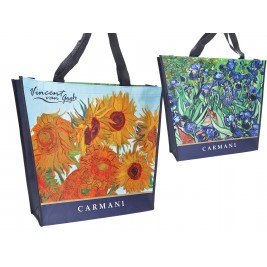Torba na ramię - Vincent Van Gogh słoneczniki/irysy