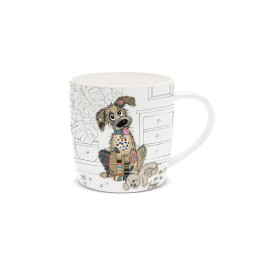 Kubek 380 ml - Murphy Mutt Porcelana Łódź