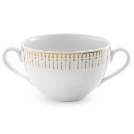 Bulionówka ze spodkiem 350 ml Złoty Miraż