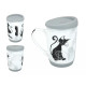 Kubek 375 ml - Travelling Cats  Ateny
