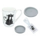 Kubek 375 ml - Travelling Cats Paryż